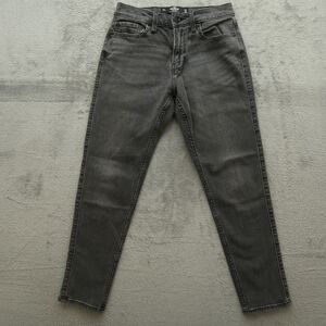 Hollister Jeans Mens Size 28x30 (27x27 Actual) Gray Slim Taper Stretch Denim